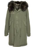 Long Fur-Trimmed Parka