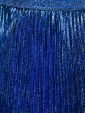 pleated mid-length skirt