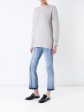cropped bootcut jeans