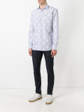 striped embroidered shirt
