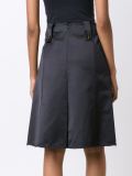 stitching detail A-line skirt