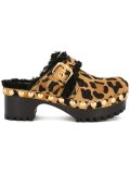 leopard print mules