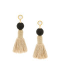 'Modern Craft' tassel earrings
