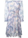 butterfly print dress