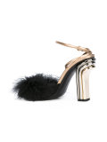 feather sandals