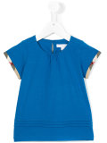 house check detail T-shirt 