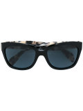 square tortoiseshell sunglasses 