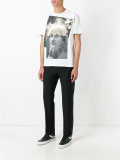 Einstein statue print T-shirt