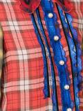 plaid ruffled shirt