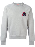 smiley logo plaque sweatshirt