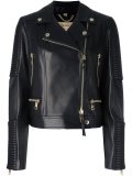 zip up biker jacket