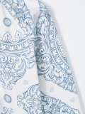 baroque print hoody