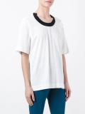 contrast collar top