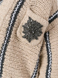 embellished pocket cardigan 