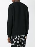 glitch bunny print sweatshirt