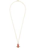 orb pendant long necklace