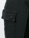 flap pocket skinny trousers