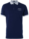 chest print polo shirt