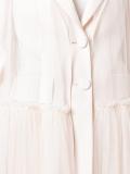 pleated tulle blazer