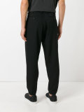 pleat detail tailored trousers