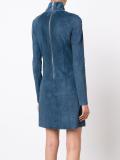 longsleeved zipped neck dress