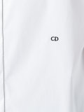 tuxedo shirt with embroidered initial detail