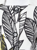 leaf print jacket