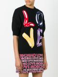 intarsia logo jumper 