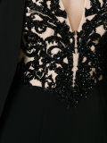 v-neck embellished gown 