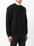 logo plaque sweatshirt