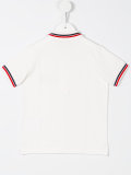 contrast striple polo shirt 
