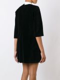 ruffled collar dress