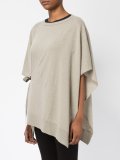 wrap detail knitted top
