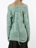 drawstring detail jumper