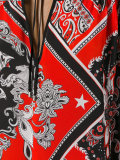 paisley patterned blouse