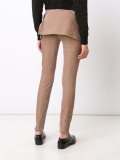 skirted velvet trousers