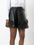 embroidered mini skirt