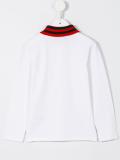 Web collar polo shirt