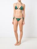 printed triangle bikini set