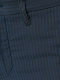 pinstriped crop trousers