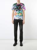 all-over flower print T-shirt