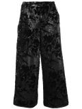 sequined wide-legged trousers