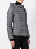 asymmetric zipper puffer jacket