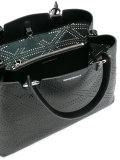 perforated detail tote bag 