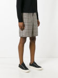 checked shorts