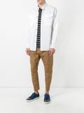 crinkled flap pocket shirt
