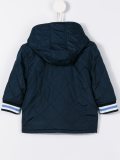 quilted hooded coat