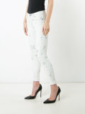 star-print skinny trousers
