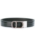 flecked buckle belt