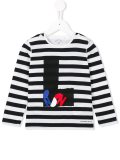 London print striped top